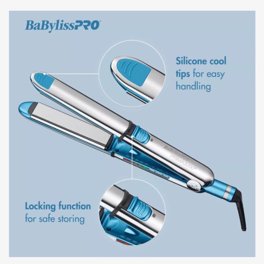 BaByliss Pro Prima 3000 Hair Straightener - Picture 10 of 16